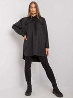 Cathy's black oversize shirt