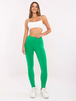 Zielone legginsy Basic