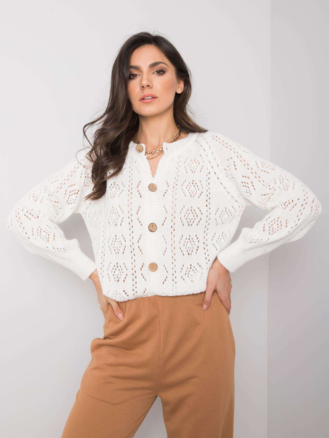 Ecru sweter na guziki Sierra OCH BELLA