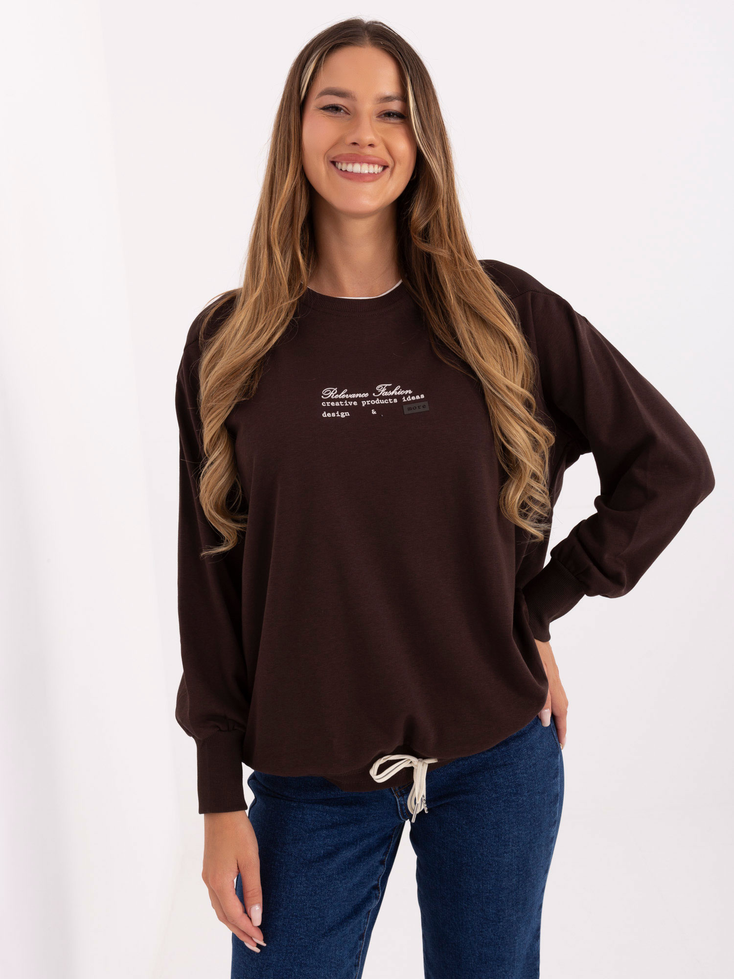 Bluza ciemny brązowy