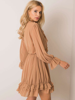 Camelowa sukienka Winona OCH BELLA