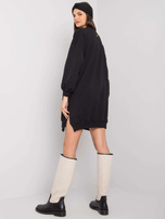 Czarna damska sukienka bawełniana Maretta RUE PARIS