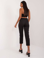 Hurt Czarne proste spodnie z materiału OCH BELLA