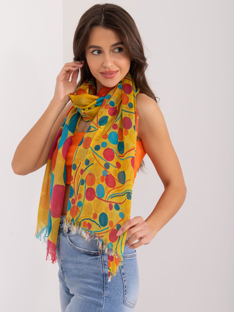 Hurtownia online Żółta damska chusta z bawełny