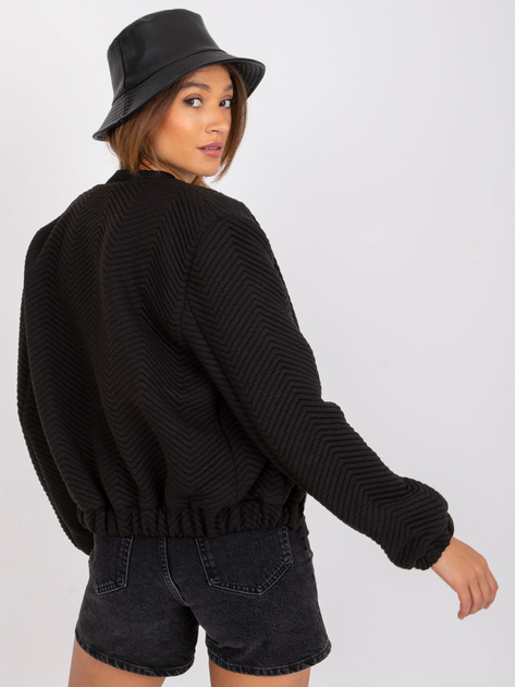 Czarna kurtka przejściowa z kieszeniami Haiti RUE PARIS