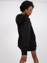 Black kangaroo sweatshirt Atlanta RUE PARIS