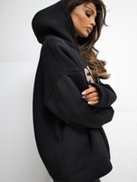 Czarna damska bluza z napisem Soho RUE PARIS 