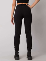 Czarne spodnie dresowe z kieszeniami Shadia