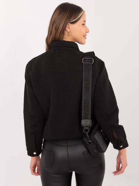 Czarna kurtka przejściowa pikowana Tivoli RUE PARIS