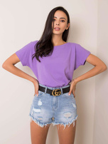 Fioletowy t-shirt Fire 