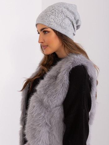 Großhandel Graue Strickmütze für den Winter