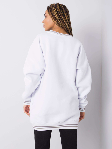 Biała bluza z aplikacją Marie RUE PARIS