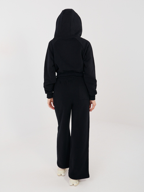 Czarny dresowy komplet z haftem NATURAL SIDE