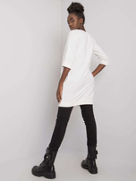 Ecru bluza z kieszeniami Iveta