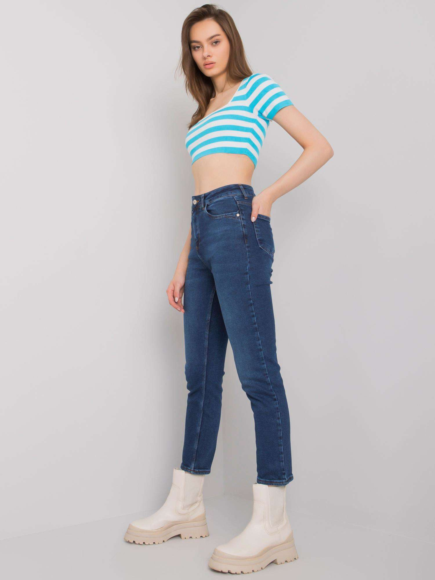 Niebieskie jeansy slim Millbrook
