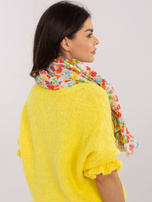 Hurtownia Czerwono-biała chusta z bawełny 