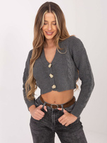 Aristide RUE PARIS dark grey cardigan