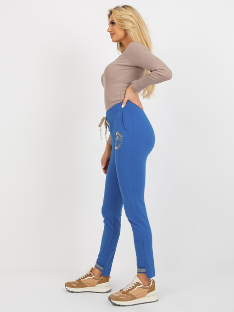 Hurt Ciemnoniebieskie spodnie dresowe z nadrukiem Myrtle