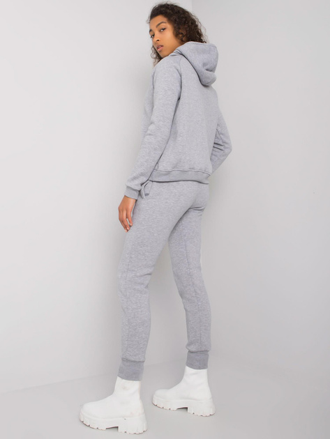 Szary melanżowy dwuczęściowy komplet basic Miramar