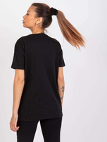 Czarny t-shirt basic bawełniany Honorine MAYFLIES