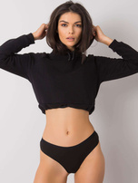 Czarne damskie majtki