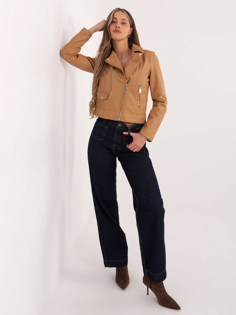 Camelowa kurtka ramoneska Cameron