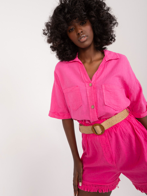 Hurtownia Fuksjowe przewiewne letnie szorty