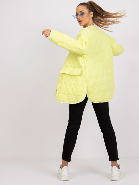 Żółta damska kurtka pikowana Callie RUE PARIS