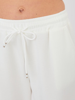 Ecru komplet z efektem koszulki pod spodem RUE PARIS 