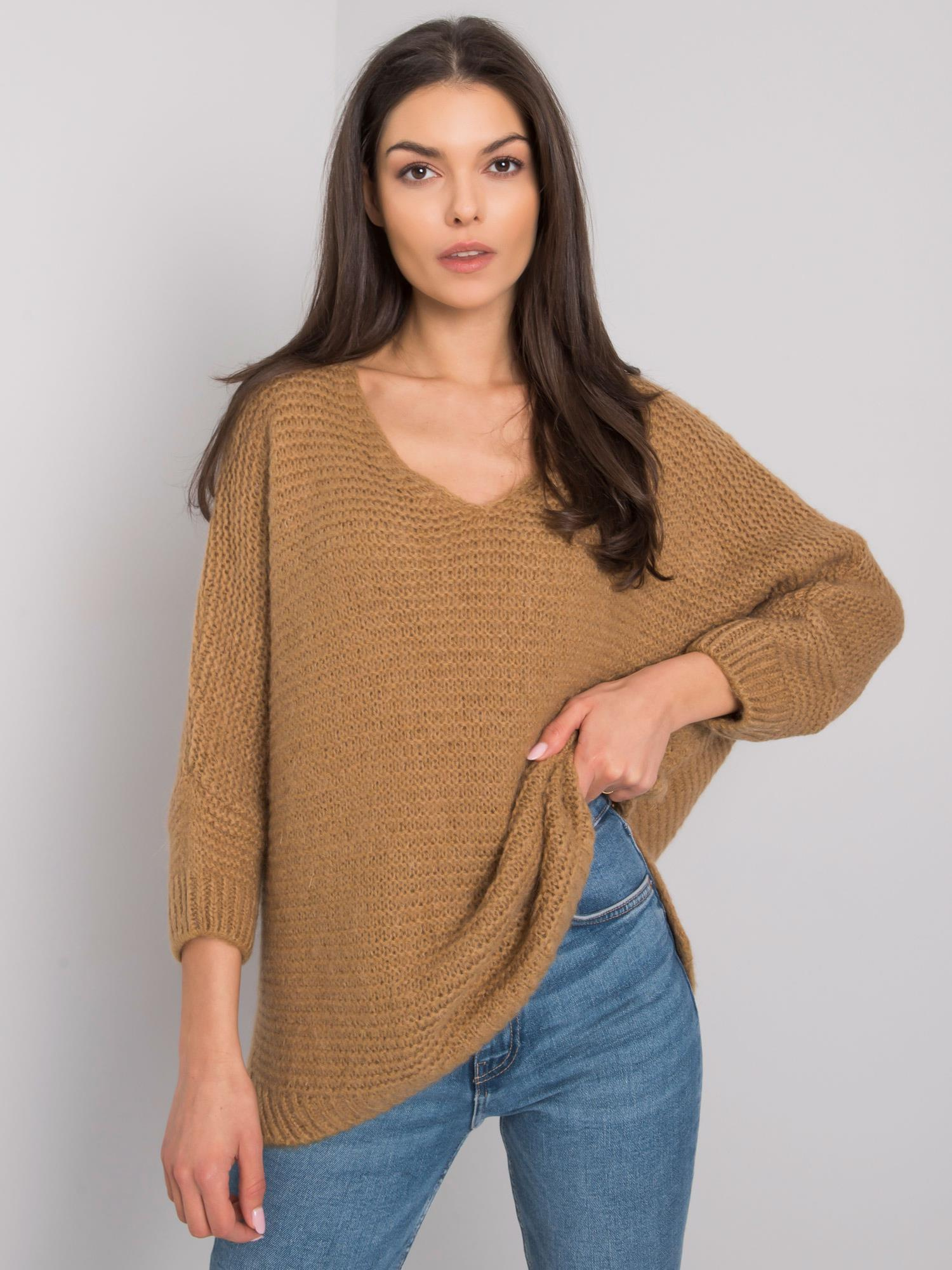 Kameliger Oversize-Pullover Camden OCH BELLA.