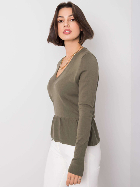 Khaki sweter Melby RUE PARIS