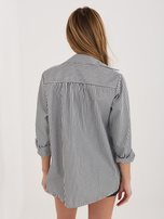 Czarna damska koszula w paski