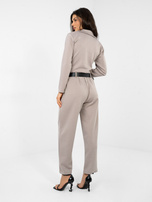 Fango dresowe spodnie z ozdobnymi guzikami