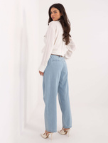 Jasnoniebieski jeansy z kieszeniami SUBLEVEL 