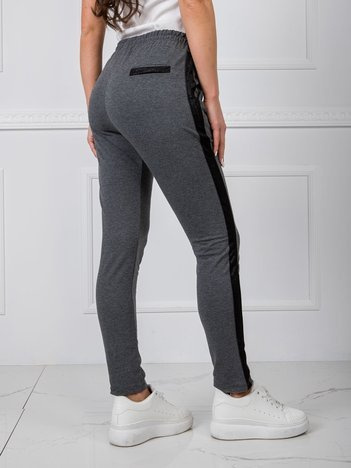 Dark gray Active pants.