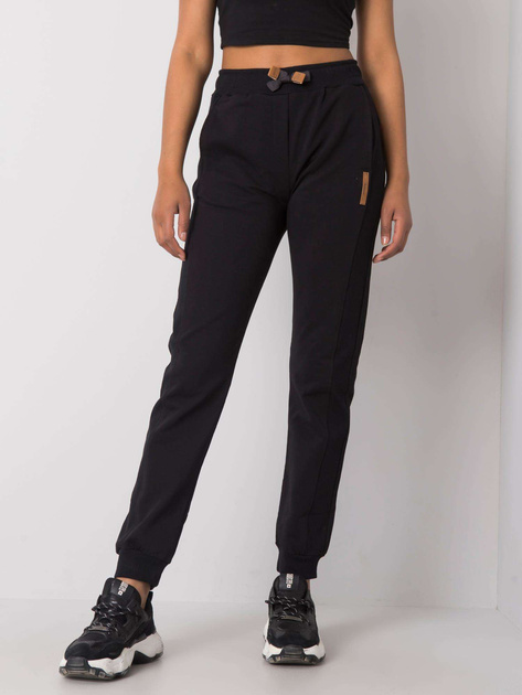 Czarne spodnie dresowe Alivia