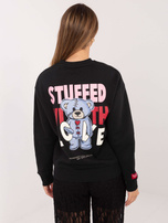 Grafitowa bluza z wypukłym nadrukiem SUBLEVEL 