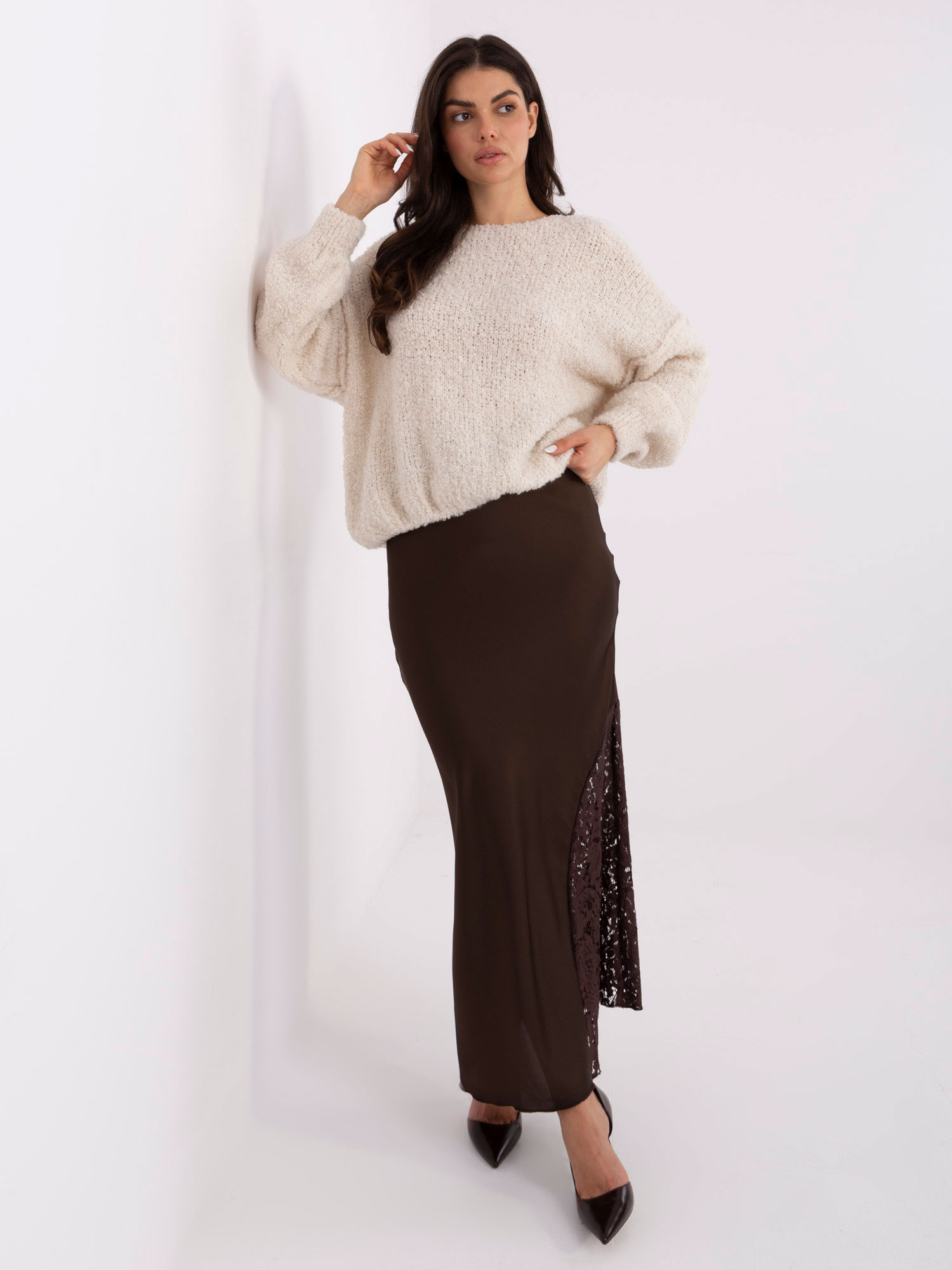 Sweter jasny beżowy