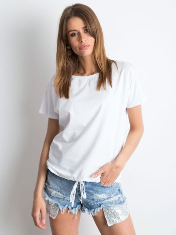 Biały t-shirt Curiosity