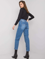 Niebieskie jeansy mom fit Castleton
