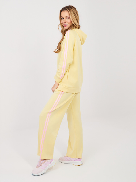 Jasnożółta bluza oversize z suwakiem RUE PARIS