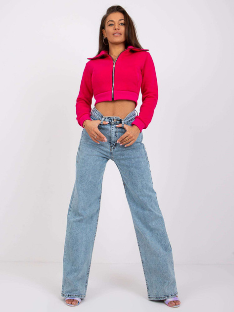 Niebieskie jeansy wide leg Coimbra