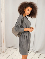 Ciemnoszara sukienka Cristine
