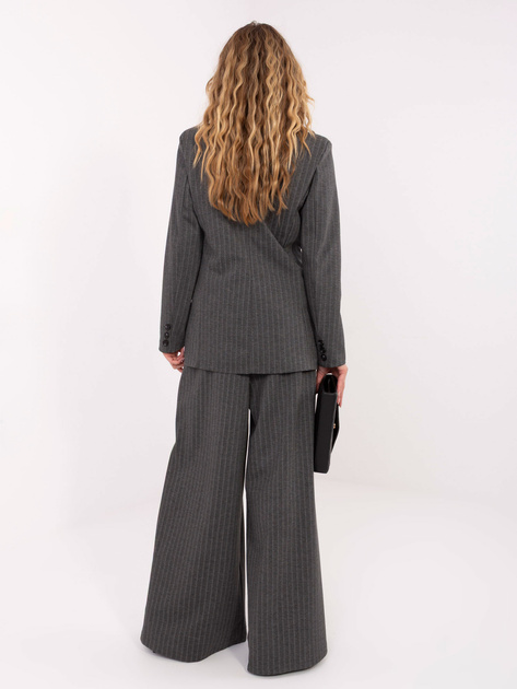 Ciemnoszara elegancka marynarka od garnituru RUE PARIS