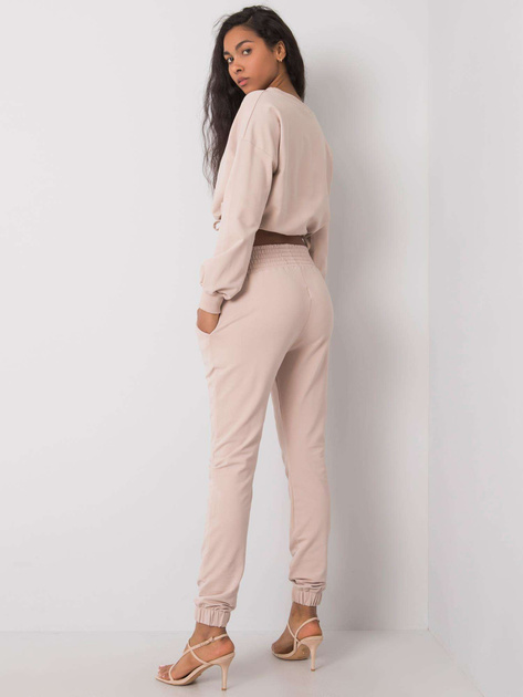 Beżowy komplet casualowy Laila RUE PARIS