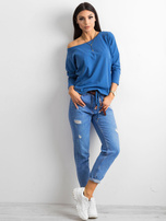 Niebieska bluzka Fiona