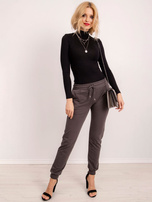 Ciemne khaki spodnie Faster