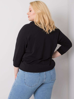 Czarna bluzka z napisem Rosie