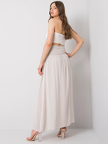 Beżowa spódnica maxi Clarence OCH BELLA