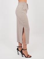 Fango bawełniana spódnica w paski SUBLEVEL 